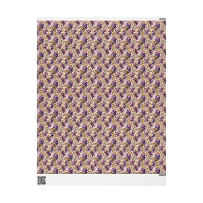 Farmers Market Wrapping Paper Roll Rustic Farmhouse Grapes Design Eco Friendly Country Kitchen Vineyard Fruit Gift Wrap #50