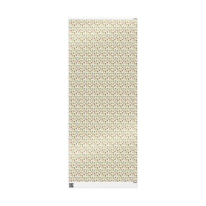 Farmers Market Wrapping Paper Roll Rustic Farmhouse Kitchen Herbs Basil Parsley Rosemary Eco Friendly Country Gift Wrap #42