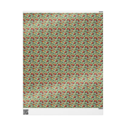 Farmers Market Wrapping Paper Roll Vintage Inspired Tomato Design Rustic Farmhouse Kitchen Eco Country Foodie Gift Wrap #18