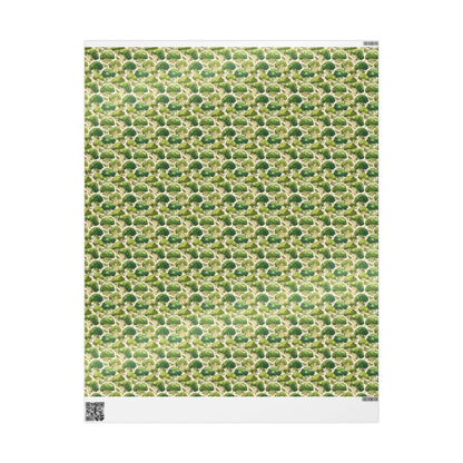 Farmers Market Broccoli Wrapping Paper Roll with Fruits Vegetables Rustic Farm Fresh Produce Farmhouse Eco Kitchen Gift Wrap #8