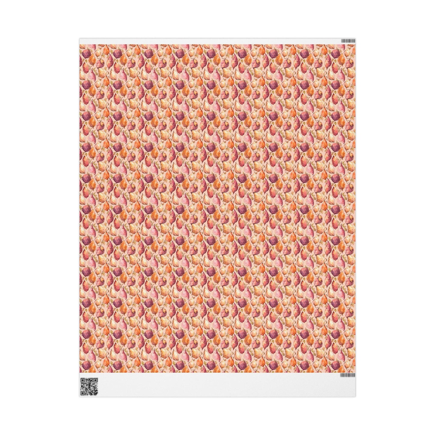 Sweet potato Farmers Market Wrapping Paper Roll Vintage Rustic Design Fruits and Veggies Eco Friendly #12