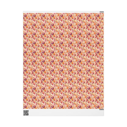 Sweet potato Farmers Market Wrapping Paper Roll Vintage Rustic Design Fruits and Veggies Eco Friendly #12