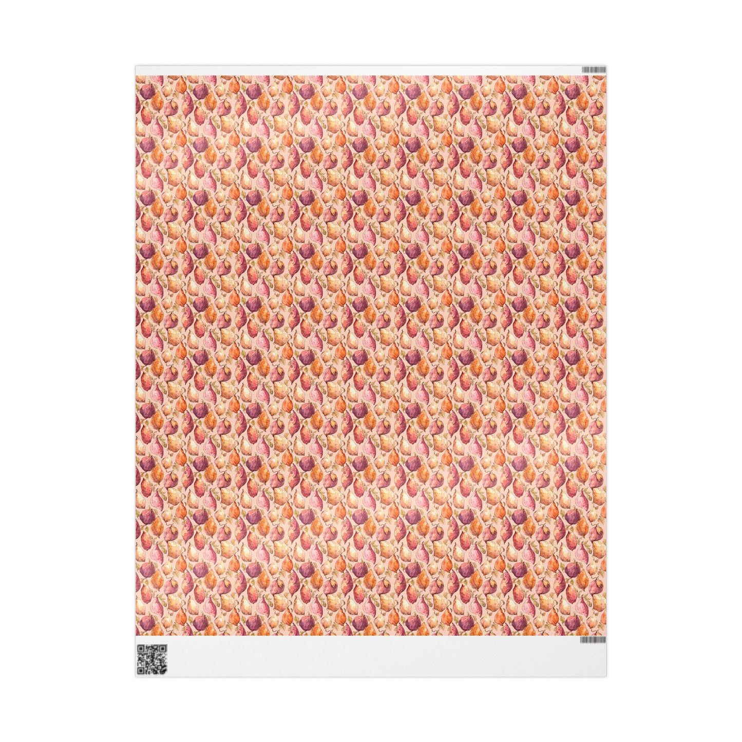 Sweet potato Farmers Market Wrapping Paper Roll Vintage Rustic Design Fruits and Veggies Eco Friendly #12