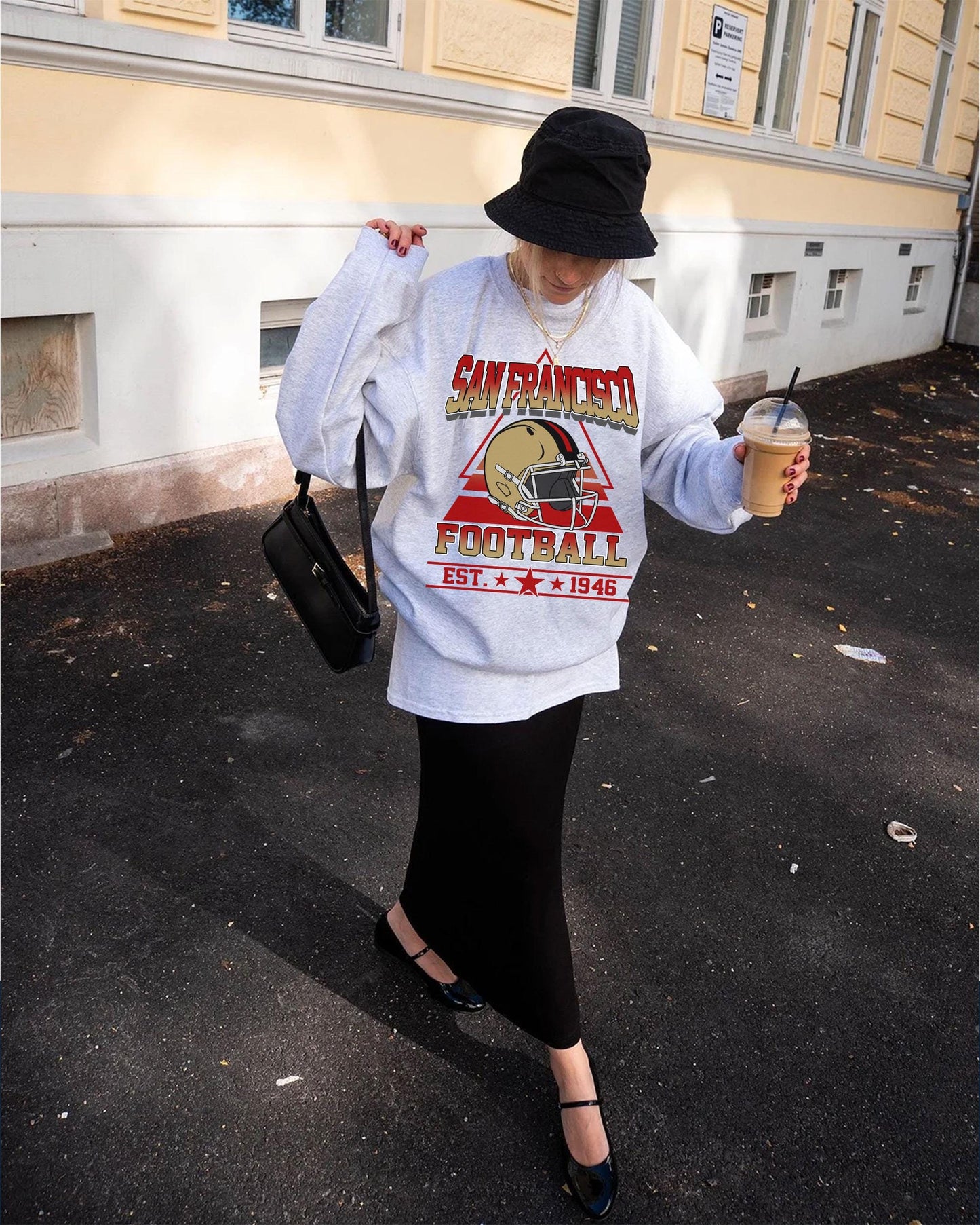 Vintage style San Francisco Football sweatshirt,Football shirt, San Francisco football Crewneck , Game day Football,American football tee