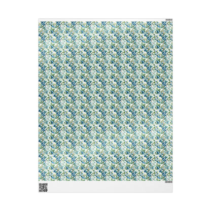 Farmers Market Wrapping Paper Roll Farm Fresh Blueberries Rustic Country Fruit Eco Friendly Farmhouse Kitchen Organic Gift Wrap #79