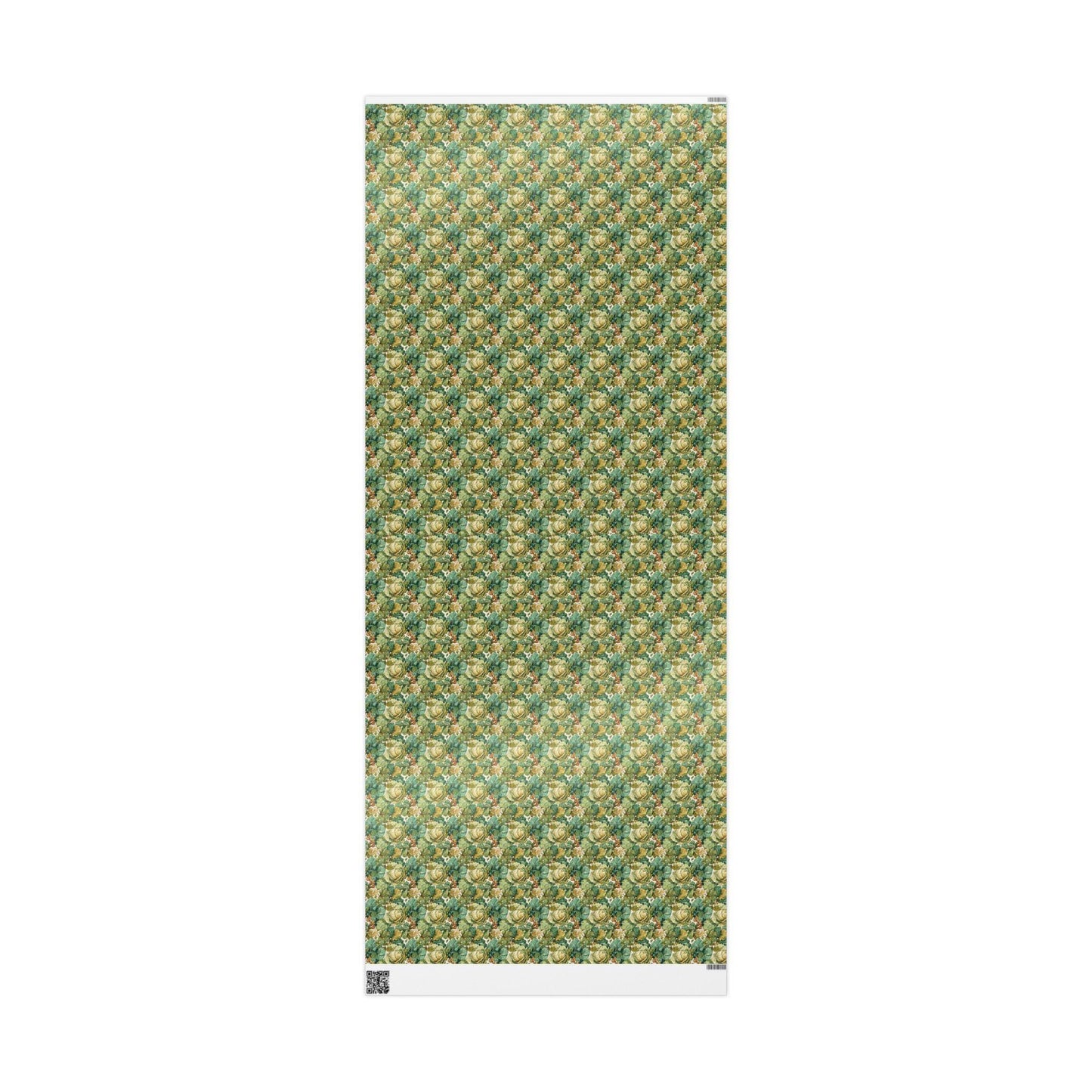 Farmers Market Wrapping Paper Roll Farm Fresh Leafy Greens Kale Rustic Country Vegetables Eco Friendly Kitchen Gift Wrap #73