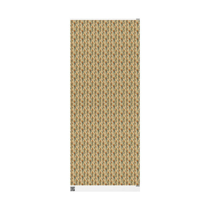 Farmers Market Wrapping Paper Roll Farm Fresh Corn Rustic Country Vegetables Eco Friendly Farmhouse Kitchen Gift Wrap #69