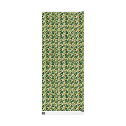 Farmers Market Wrapping Paper Roll Eco Rustic Leafy Greens Kale Design Farm Fresh Vegetables Farmhouse Country Gift Wrap #75