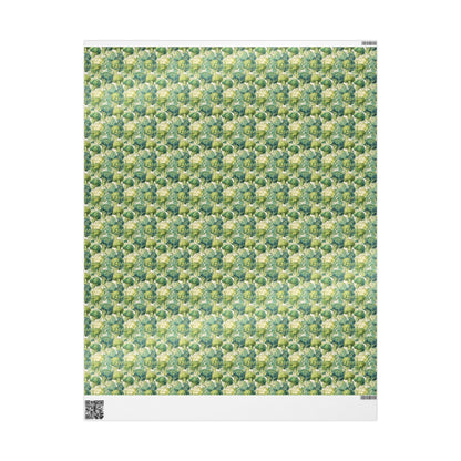 Farmers Market Wrapping Paper Roll Rustic Farmhouse Broccoli Illustration Eco Friendly Cou-3a20-422f-a288-526d113001cc_1_wrapping_paper_fill