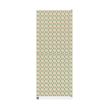Farmers Market Wrapping Paper Roll Rustic Farm Fresh Carrots Design Eco Friendly Farmhouse Country Kitchen Veggie Gift Wrap #58