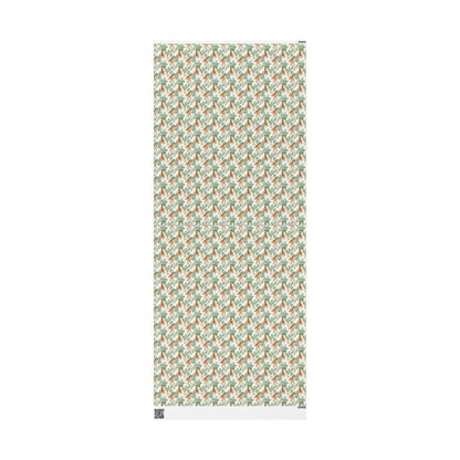 Farmers Market Wrapping Paper Roll Farmhouse Rustic Carrots Illustration Organic Eco Country Kitchen Vegetables Gift Wrap #59