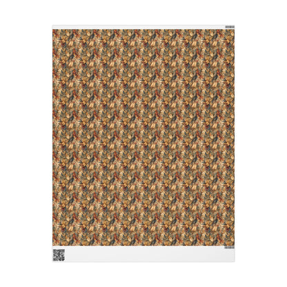 Farmers Market Wrapping Paper Roll Rustic Farmhouse Corn Illustration Eco Friendly Country Kitchen Organic Gift Wrap #70