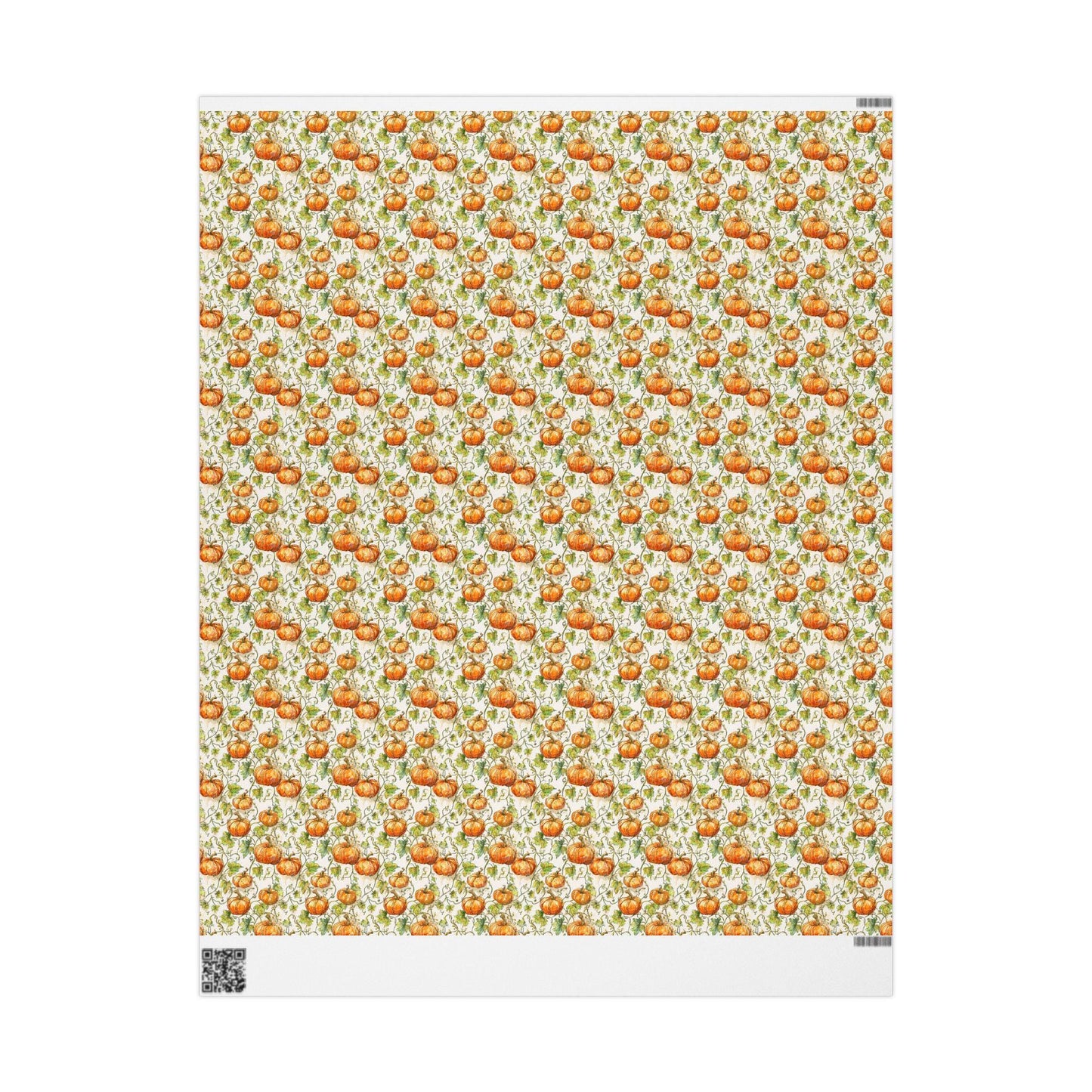 Farmers Market Wrapping Paper Roll Eco Rustic Pumpkins Design Farm Fresh Autumn Harvest Farmhouse Country Gift Wrap #88