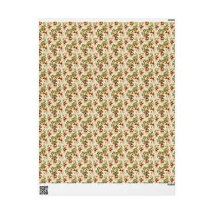 Farmers Market Wrapping Paper Roll Farm Fresh Potatoes Rustic Country Vegetables Eco Friendly Farmhouse Kitchen Gift Wrap #90