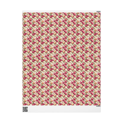Farmers Market Wrapping Paper Roll Rustic Country Kitchen Onions Farm Fresh Vegetables Eco Farmhouse Organic Gift Wrap #101
