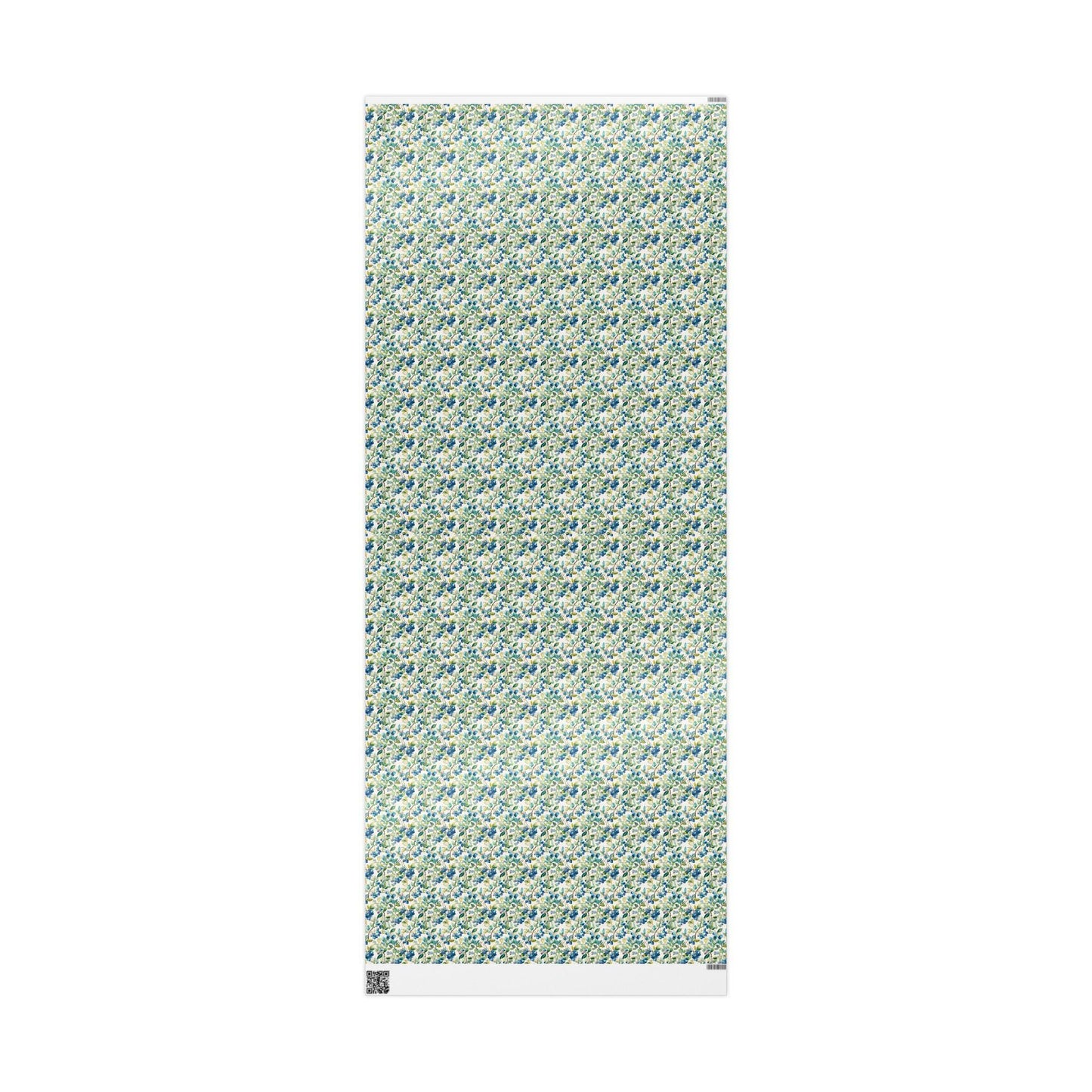 Farmers Market Wrapping Paper Roll Rustic Country Kitchen Blueberries Farm Fresh Fruit Eco Friendly Farmhouse Gift Wrap #82