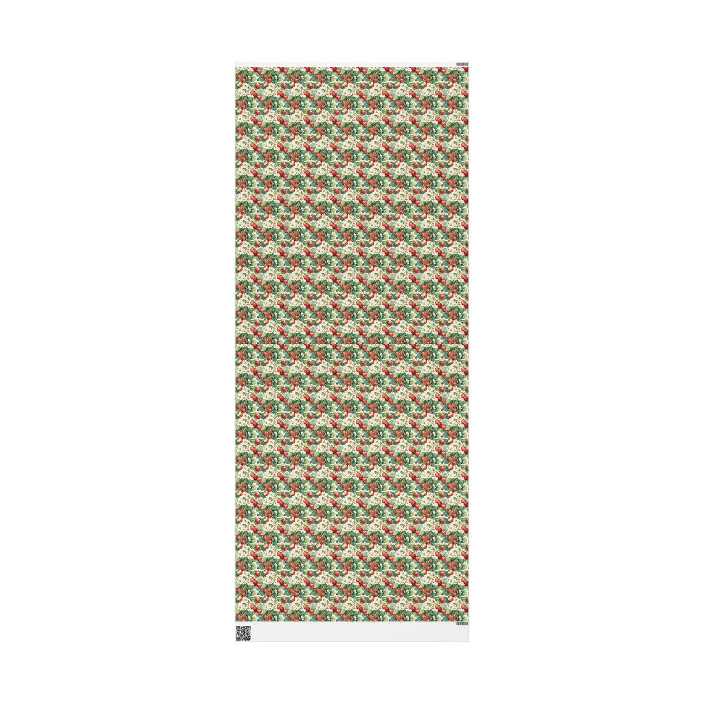 Farmers Market Wrapping Paper Roll Rustic Country Kitchen Strawberries Farm Fresh Fruit Eco Farmhouse Organic Gift Wrap #97
