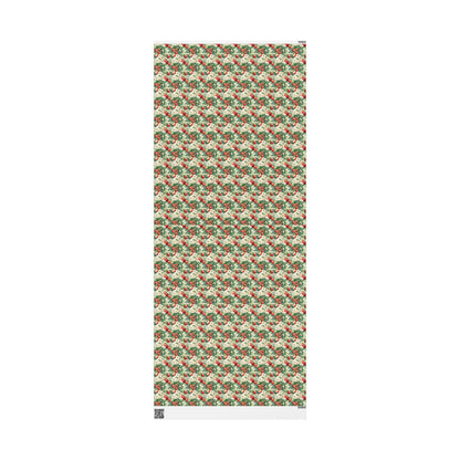 Farmers Market Wrapping Paper Roll Rustic Country Kitchen Strawberries Farm Fresh Fruit Eco Farmhouse Organic Gift Wrap #97