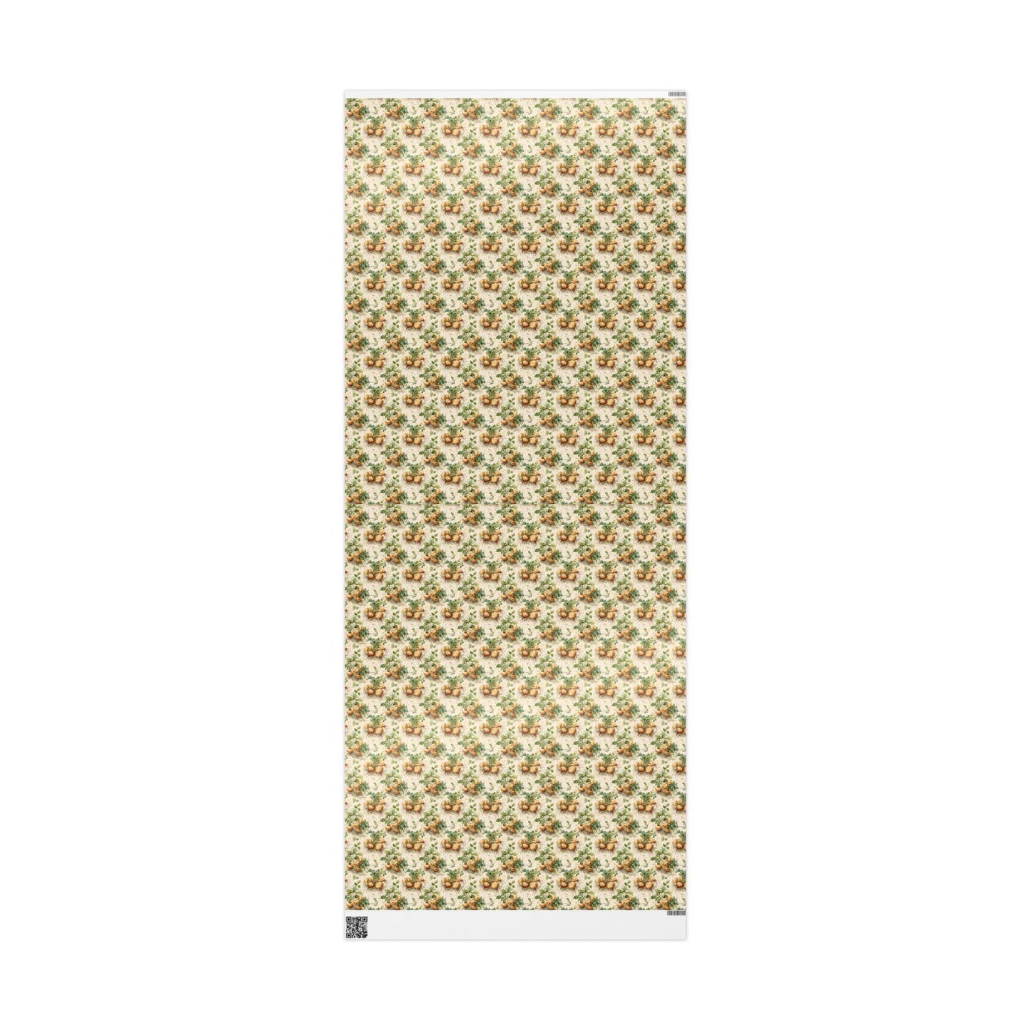 Farmers Market Wrapping Paper Roll Rustic Farmhouse Potatoes Illustration Eco Friendly Country Kitchen Organic Gift Wrap #91