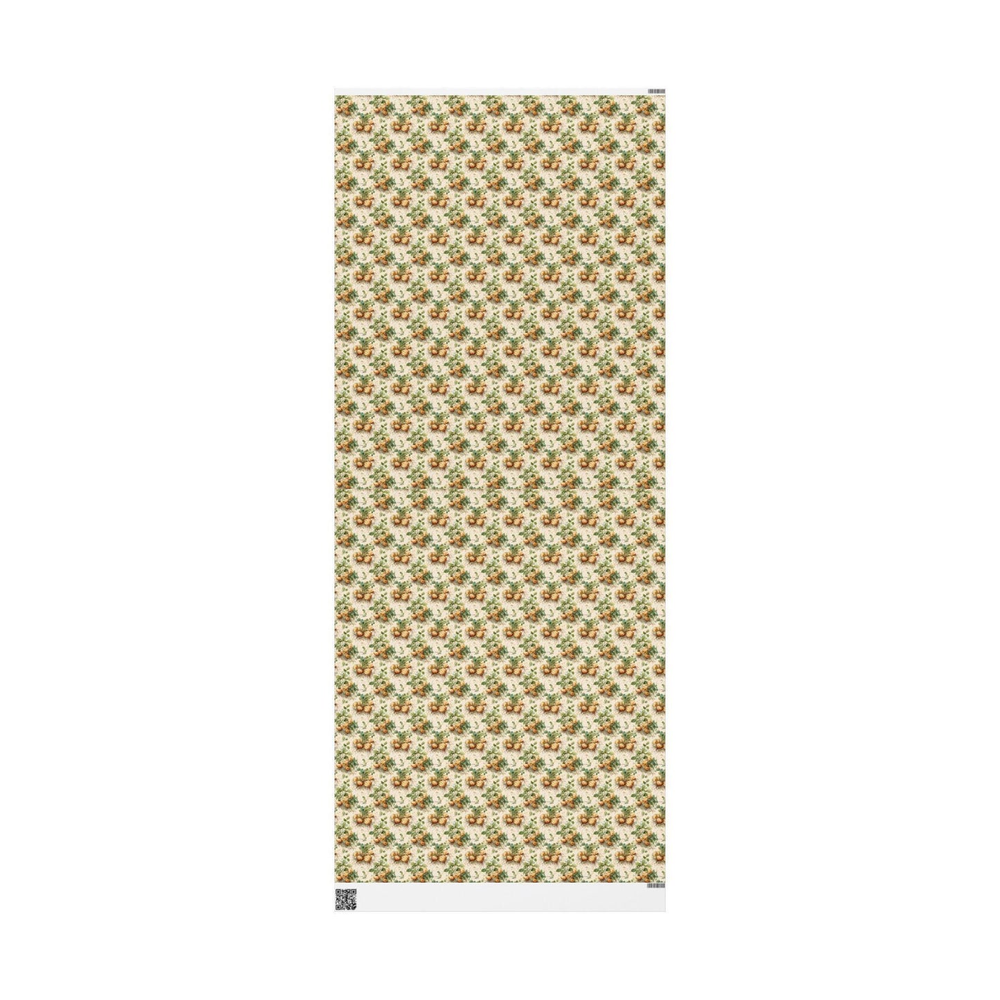 Farmers Market Wrapping Paper Roll Rustic Farmhouse Potatoes Illustration Eco Friendly Country Kitchen Organic Gift Wrap #91