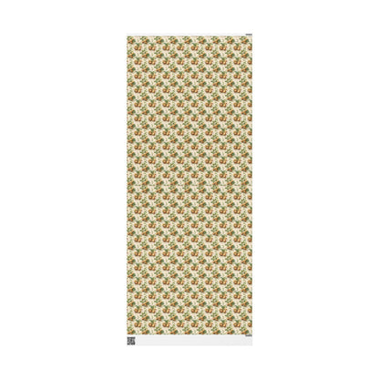 Farmers Market Wrapping Paper Roll Rustic Farmhouse Potatoes Illustration Eco Friendly Country Kitchen Organic Gift Wrap #91