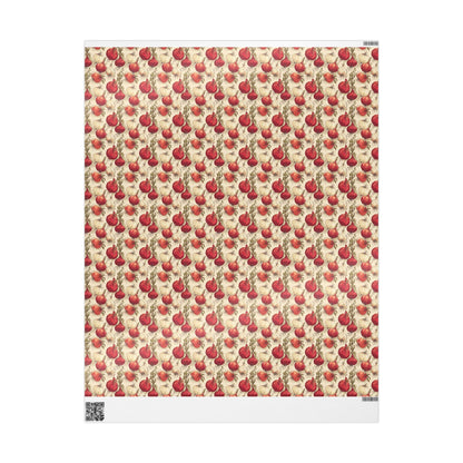 Farmers Market Wrapping Paper Roll Rustic Farmhouse Onions Illustration Eco Friendly Country Kitchen Organic Gift Wrap #99