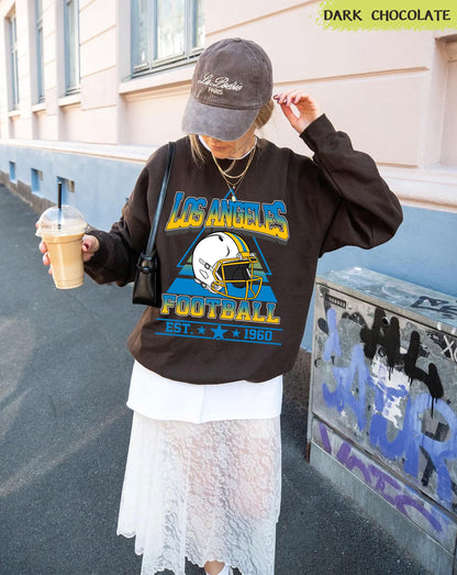 Vintage style Los Angeles Football sweatshirt, Football shirt,Los Angeles football Crewneck tshirt, Game day Football,American football tee
