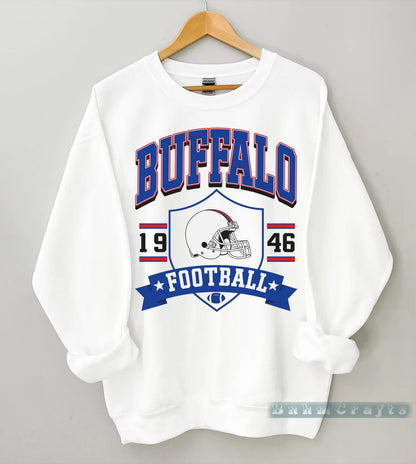 Retro Buffalo Football Shirt, Buffalo Fan Sweatshirt, Game Day Shirt, Buffalo Football Fan Shirt, New York Sweatshirt
