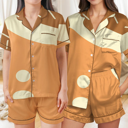 Mother Blue Dog Pajama Set, Mum Heeler Cosplay Sleepwear, Blue Heeler Loungewear Set, Chilli Dog Cosplay Pajamas, Red Heeler Pjs, Red Dog