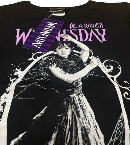 Wednesday Be a Raven 3D T-Shirt Wednesday Family Addams