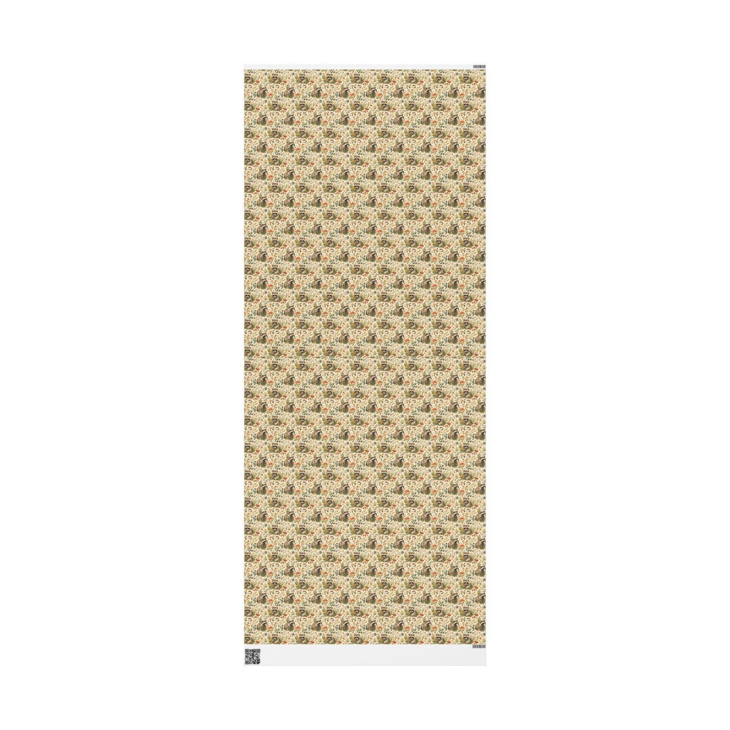 Racoon Wrapping Paper Adorable Forest Animal Theme Gift Wrap for Nature Inspired Baby Showers and Kids Parties #13