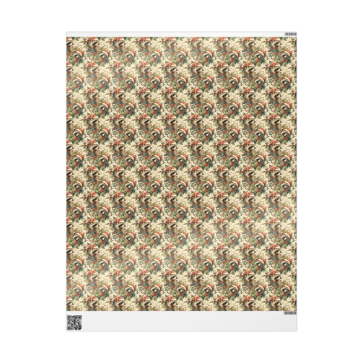 Racoon Wrapping Paper Kids Birthday Gift Wrap Cute Woodland Animals Forest Themed Party Supplies and Decorations #15