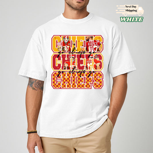 Comfort Colors KC Football Shirt: Chiefs Kingdom Apparel