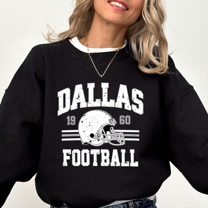 Dallas Football Vintage Style Sweatshirt T-Shirt,Dallas Football Shirt,Cowboy Sweatshirt,Dallas Shirt,Football Shirt,Dallas Fans Gift