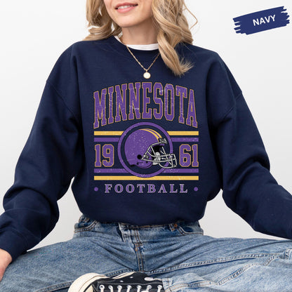 Minnesota Football Shirts, Vintage Minnesota Football Fan Sweatshirt, Minnesota Game Day Shirt, 1960 Team Football Shirt