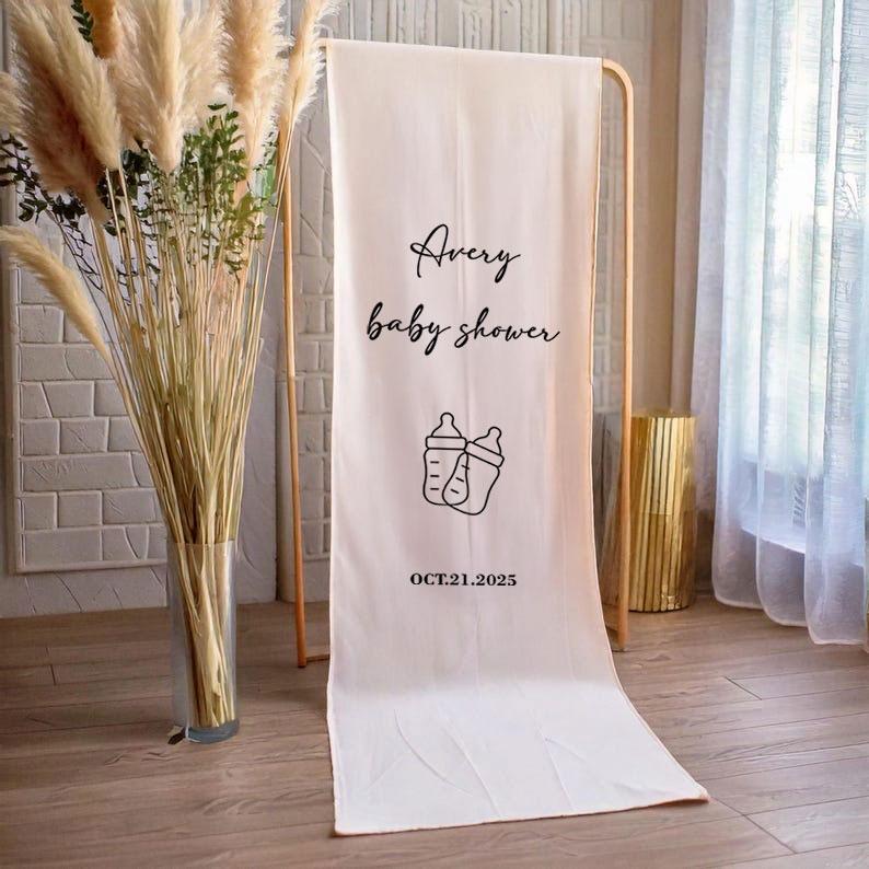 Custom Baby Shower Welcome Sign, Editable Printable Baby Shower Decoration, Modern Minimalist Baby Shower Party Sign,Custom Baby Shower Sign