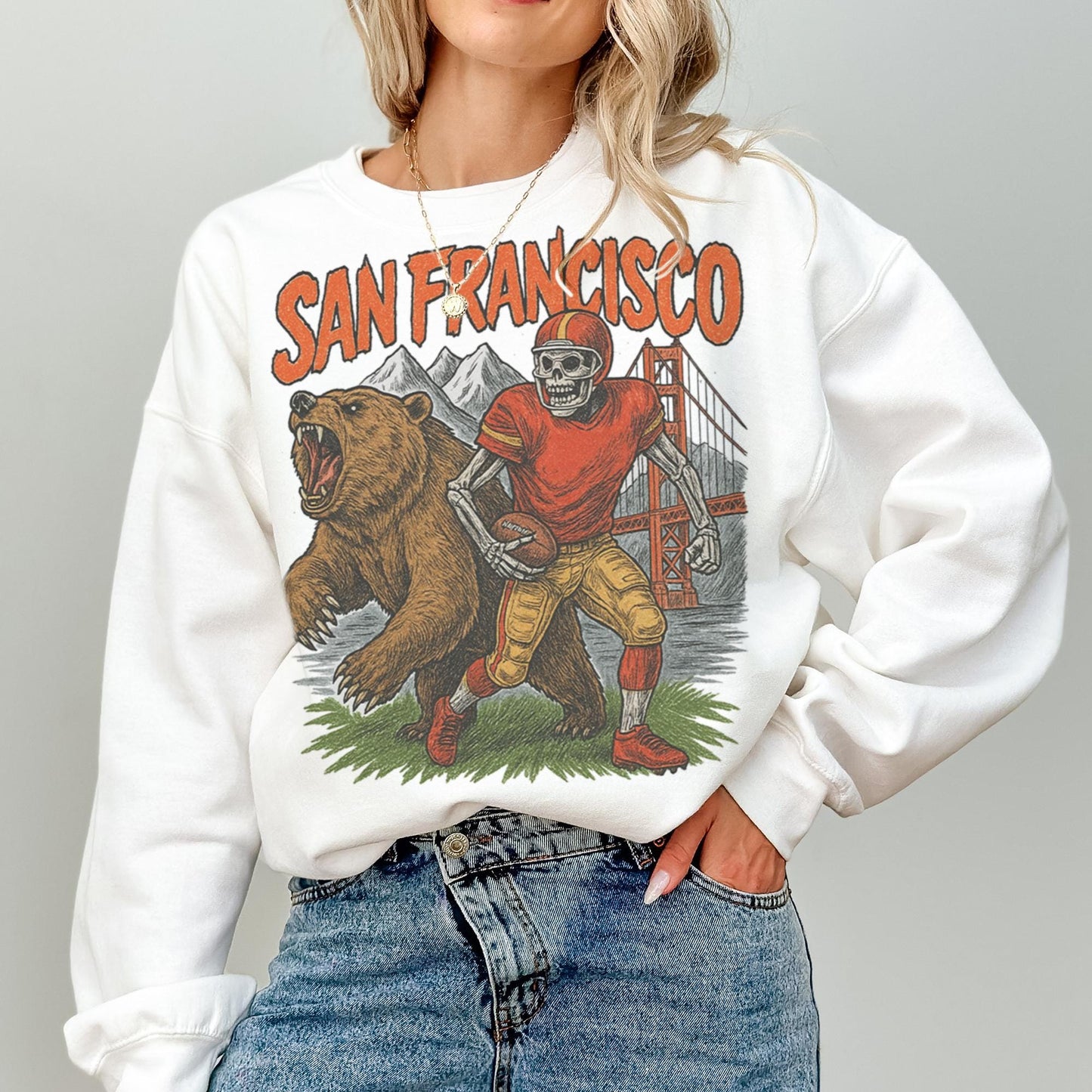 San Francisco Football Shirt, San Francisco Super Bowl Champions Sweatshirt, Sunday Football Shirt, Retro San Francisco Shirt