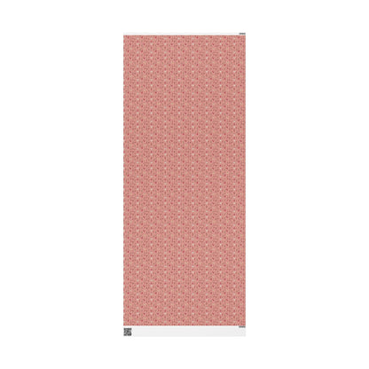 Watercolor Christian Gift Wrap Baptism Theme | Coquette Aesthetic Wrapping Paper for Baby Girl Christening #8