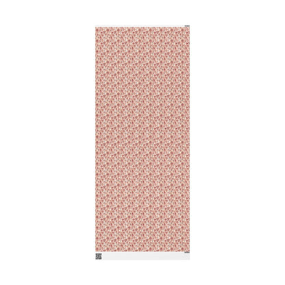 Watercolor Christian Baptism Wrapping Paper | Elegant Coquette Gift Wrap for Baby Girl Christening Celebration #11
