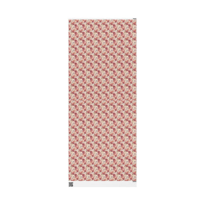 Elegant Baptism Wrapping Paper Christian Watercolor Design | Coquette Aesthetic Gift Wrap for Girls #12