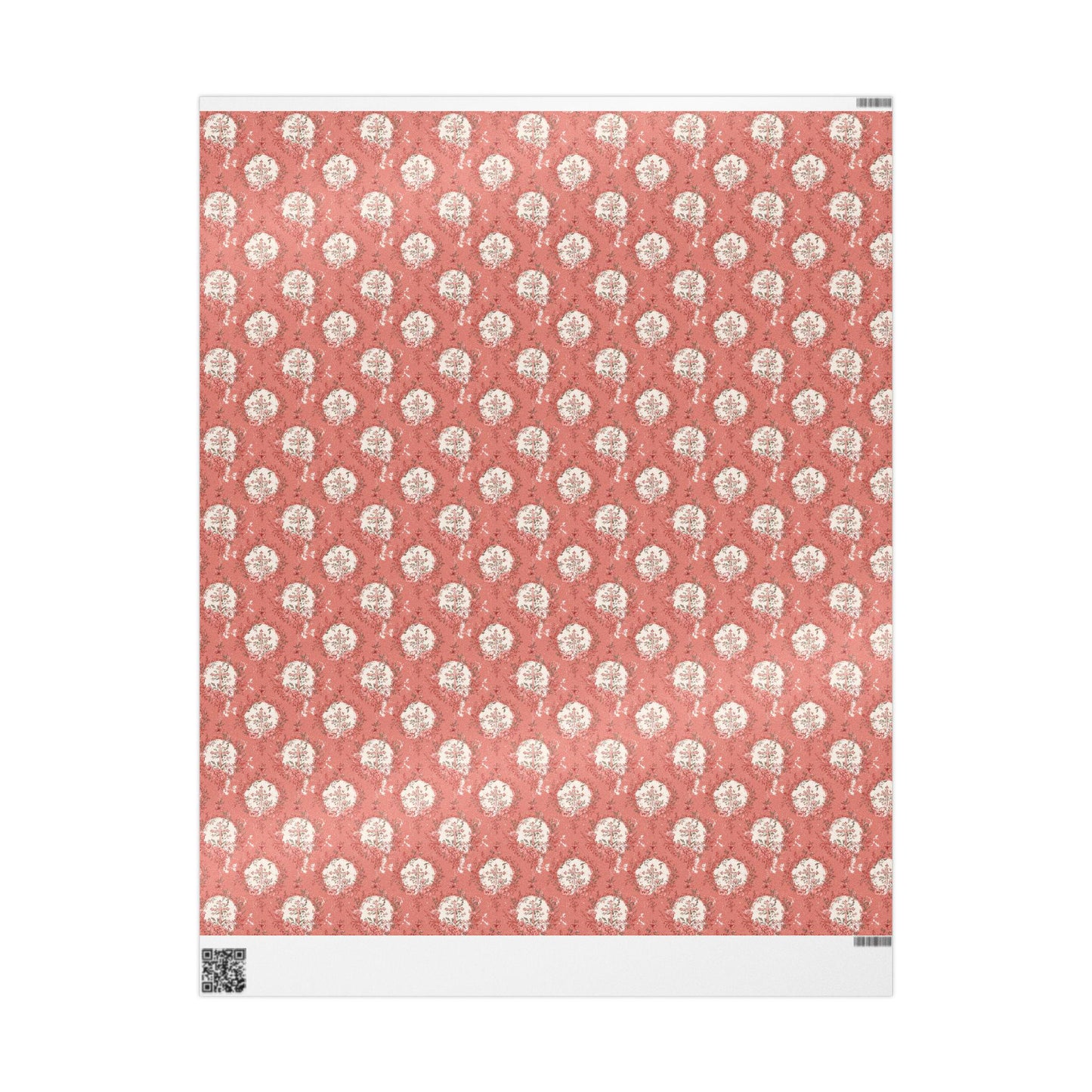 Baptism Wrapping Paper Christian Theme | Watercolor Coquette Style Gift Wrap for Girls | Christening Present Paper #3