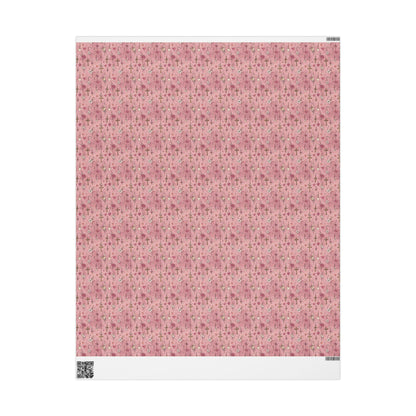 Baptism Gift Wrap Christian Watercolor Design | Coquette Aesthetic Wrapping Paper for Girls | Christening Packaging #7