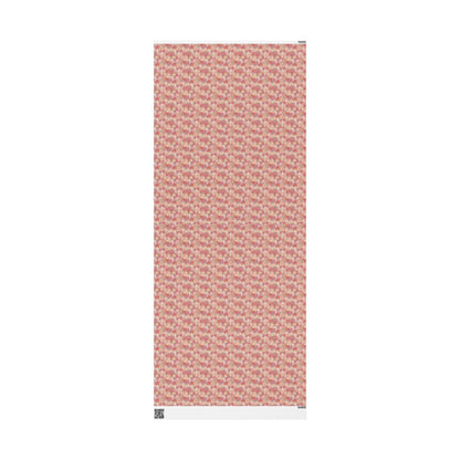 Baptism Wrapping Paper for Girls | Christian Coquette Aesthetic Gift Wrap | Watercolor Christening Paper #10