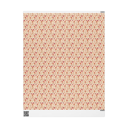Christian Wrapping Paper for Baptism | Watercolor Coquette Gift Wrap | Christening Present Paper for Baby Girls #6