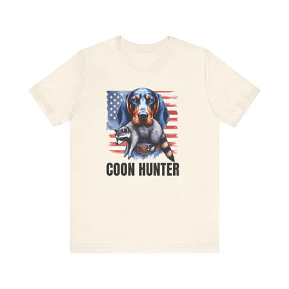 Adult Coon Hunter Tee - Hunting Shirt, Raccoon Shirt, Outdoorsman, Father's Day Shirt, Funny Graphic Tee, Coon Hunting, Outdoor Life