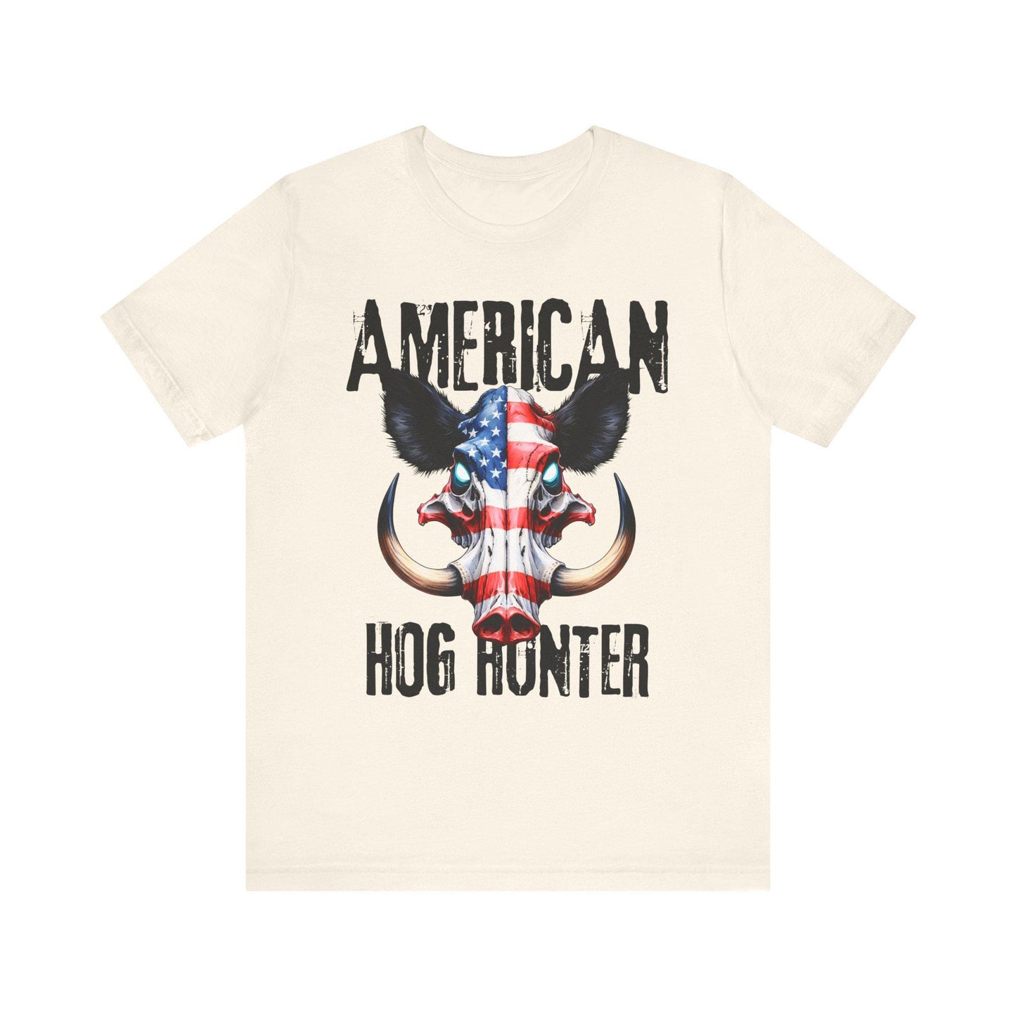 Adult American Hog Hunter Tee: Soft Graphic T-shirt for Hunters