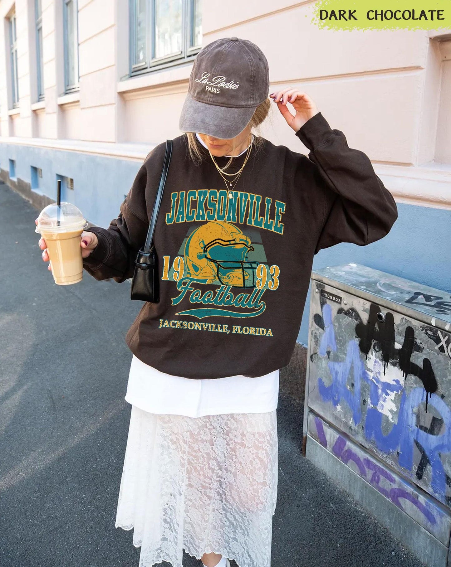 Jacksonville Football Vintage Style Sweatshirt, Jacksonville Football Shirt, Jacksonville Fan Shirt, Sunday Football Tee, Game Day Shirt
