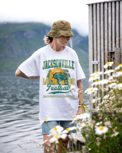 Jacksonville Football Vintage Style Sweatshirt, Jacksonville Football Shirt, Jacksonville Fan Shirt, Sunday Football Tee, Game Day Shirt