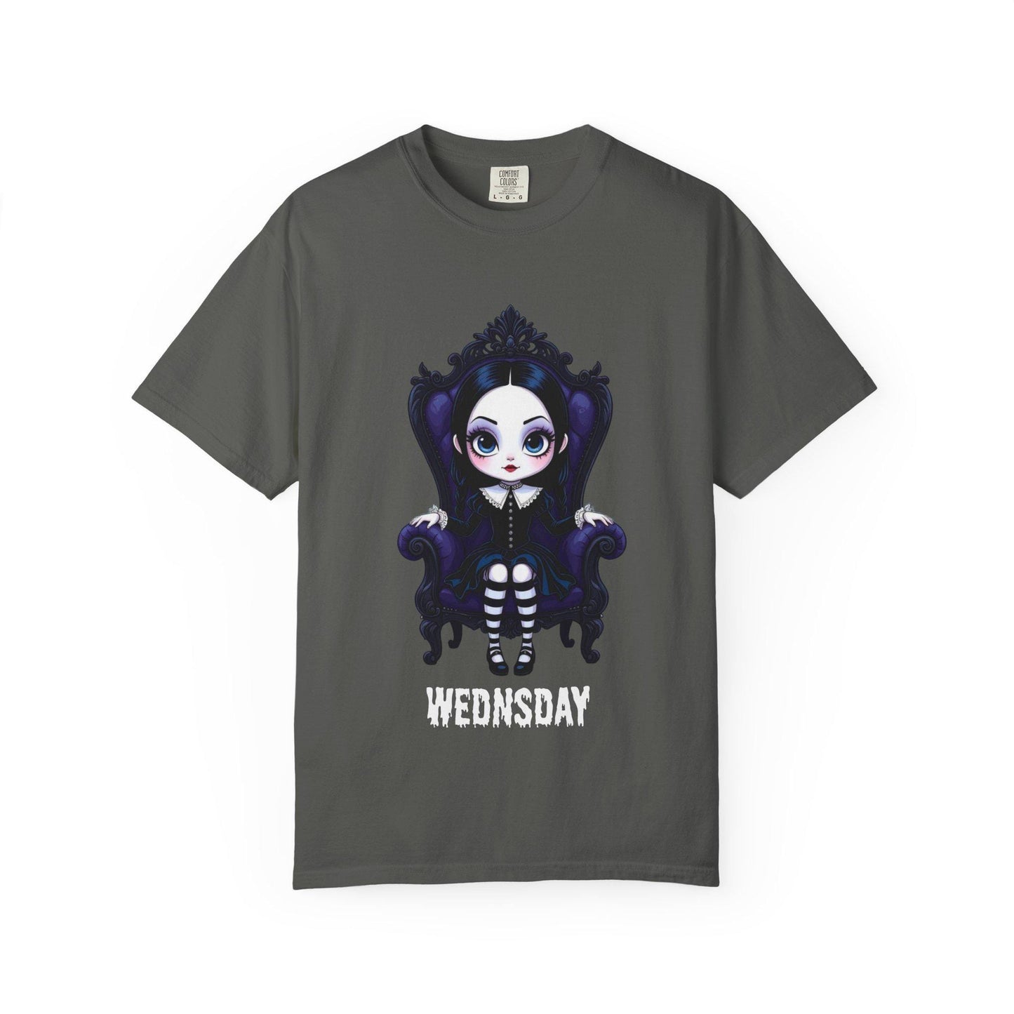 Gothic Tee, Halloween Shirt, Unisex T-shirt, Cute Wednesday Addams, Cult Classic Apparel, Casual Streetwear, Gifts for Fans, Gifts For Her