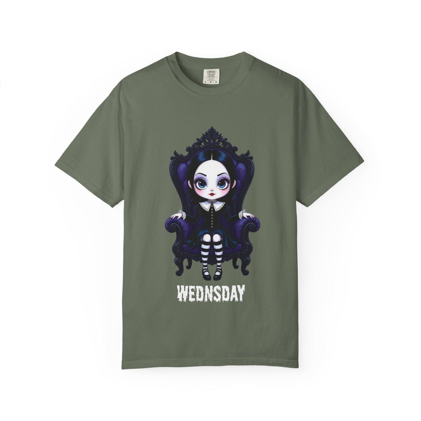 Gothic Tee, Halloween Shirt, Unisex T-shirt, Cute Wednesday Addams, Cult Classic Apparel, Casual Streetwear, Gifts for Fans, Gifts For Her
